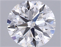 Natural Diamond 0.40 Carats, Round with Very Good Cut, D Color, SI1 Clarity and Certified by GIA