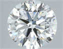 Natural Diamond 2.00 Carats, Round with Excellent Cut, E Color, VVS1 Clarity and Certified by GIA