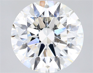 Picture of Natural Diamond 2.04 Carats, Round with Excellent Cut, I Color, VS2 Clarity and Certified by GIA