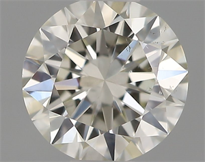 Picture of Natural Diamond 0.40 Carats, Round with Excellent Cut, H Color, SI1 Clarity and Certified by IGI