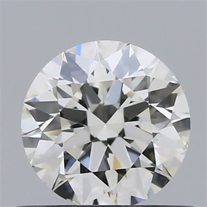 Picture of Natural Diamond 0.52 Carats, Round with Excellent Cut, I Color, SI1 Clarity and Certified by GIA