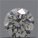 Natural Diamond 0.42 Carats, Round with Good Cut, J Color, SI2 Clarity and Certified by GIA