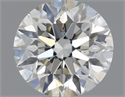 Natural Diamond 0.51 Carats, Round with Excellent Cut, H Color, VS2 Clarity and Certified by IGI