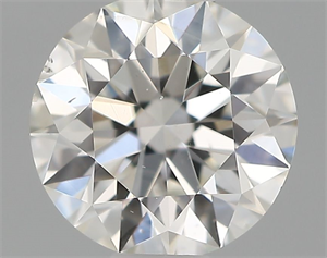 Picture of Natural Diamond 0.50 Carats, Round with Excellent Cut, G Color, SI2 Clarity and Certified by IGI