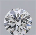 Natural Diamond 0.50 Carats, Round with Very Good Cut, F Color, SI2 Clarity and Certified by IGI