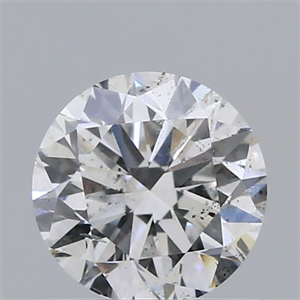 Picture of Natural Diamond 0.50 Carats, Round with Very Good Cut, F Color, SI2 Clarity and Certified by IGI