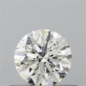 Picture of Natural Diamond 0.41 Carats, Round with Excellent Cut, I Color, SI1 Clarity and Certified by IGI