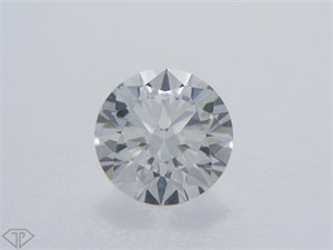 Picture of Natural Diamond 0.40 Carats, Round with Excellent Cut, E Color, VS2 Clarity and Certified by GIA