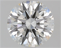 Natural Diamond 1.51 Carats, Round with Excellent Cut, F Color, VVS2 Clarity and Certified by GIA