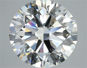 Picture of Natural Diamond 3.51 Carats, Round with Excellent Cut, G Color, VVS1 Clarity and Certified by GIA