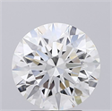 Natural Diamond 3.09 Carats, Round with Excellent Cut, H Color, VS2 Clarity and Certified by GIA