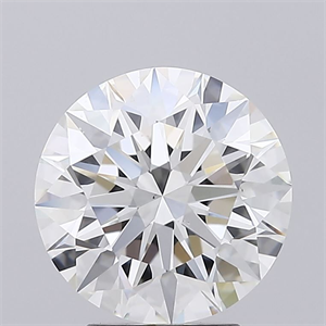 Picture of Natural Diamond 3.09 Carats, Round with Excellent Cut, H Color, VS2 Clarity and Certified by GIA