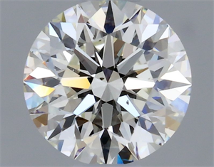 Picture of Natural Diamond 0.50 Carats, Round with Excellent Cut, I Color, SI1 Clarity and Certified by GIA