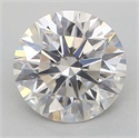 Natural Diamond 0.53 Carats, Round with Excellent Cut, H Color, SI2 Clarity and Certified by GIA