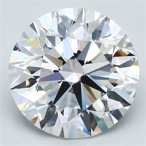 Picture of Natural Diamond 4.07 Carats, Round with Excellent Cut, D Color, SI1 Clarity and Certified by GIA