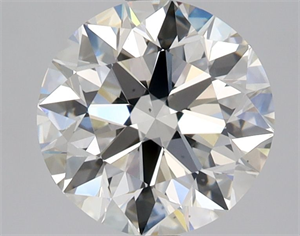 Picture of Natural Diamond 2.01 Carats, Round with Excellent Cut, I Color, VS1 Clarity and Certified by GIA