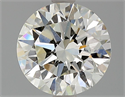 Natural Diamond 1.70 Carats, Round with Excellent Cut, J Color, IF Clarity and Certified by GIA