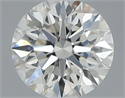 Natural Diamond 0.50 Carats, Round with Excellent Cut, J Color, VVS2 Clarity and Certified by GIA