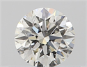 Natural Diamond 0.40 Carats, Round with Very Good Cut, I Color, VVS2 Clarity and Certified by GIA