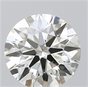 Natural Diamond 0.45 Carats, Round with Excellent Cut, K Color, IF Clarity and Certified by GIA