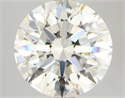 Natural Diamond 3.20 Carats, Round with Excellent Cut, K Color, VVS1 Clarity and Certified by GIA