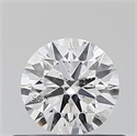 Natural Diamond 0.40 Carats, Round with Excellent Cut, E Color, SI2 Clarity and Certified by IGI