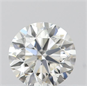 Natural Diamond 0.40 Carats, Round with Very Good Cut, J Color, IF Clarity and Certified by GIA