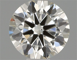 Picture of Natural Diamond 0.42 Carats, Round with Excellent Cut, H Color, VS2 Clarity and Certified by IGI