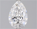 Natural Diamond 1.52 Carats, Pear with  Cut, D Color, SI2 Clarity and Certified by GIA