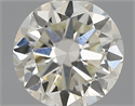 Natural Diamond 0.40 Carats, Round with Very Good Cut, J Color, VS2 Clarity and Certified by IGI