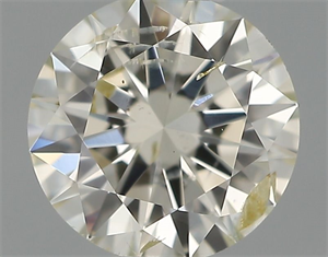 Picture of Natural Diamond 0.40 Carats, Round with Excellent Cut, J Color, I1 Clarity and Certified by IGI