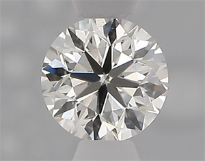 Picture of Natural Diamond 0.41 Carats, Round with Very Good Cut, I Color, VS1 Clarity and Certified by IGI