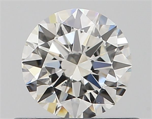 Picture of Natural Diamond 0.50 Carats, Round with Very Good Cut, H Color, SI1 Clarity and Certified by GIA