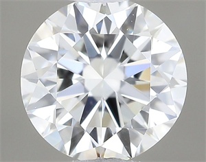 Picture of Natural Diamond 0.40 Carats, Round with Very Good Cut, I Color, VVS2 Clarity and Certified by GIA