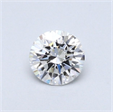 Natural Diamond 0.42 Carats, Round with Very Good Cut, E Color, SI1 Clarity and Certified by GIA