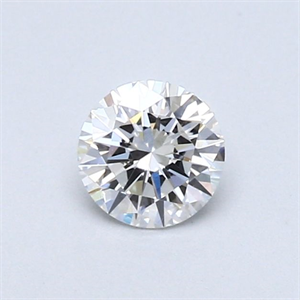 Picture of Natural Diamond 0.42 Carats, Round with Very Good Cut, E Color, SI1 Clarity and Certified by GIA