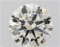 Natural Diamond 0.41 Carats, Round with Excellent Cut, I Color, VS1 Clarity and Certified by IGI