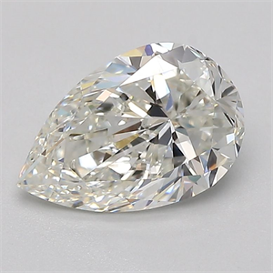 Picture of Natural Diamond 1.51 Carats, Pear with  Cut, I Color, VS1 Clarity and Certified by GIA