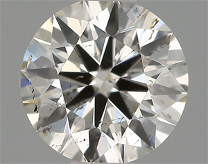 Picture of Natural Diamond 0.50 Carats, Round with Excellent Cut, H Color, SI2 Clarity and Certified by IGI