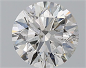 Natural Diamond 1.70 Carats, Round with Excellent Cut, G Color, SI2 Clarity and Certified by GIA