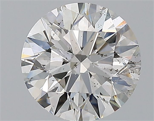 Picture of Natural Diamond 1.70 Carats, Round with Excellent Cut, G Color, SI2 Clarity and Certified by GIA