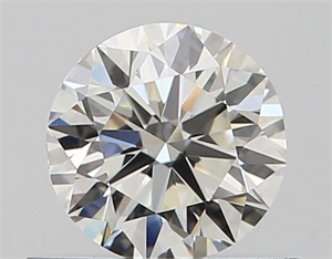 Picture of Natural Diamond 0.50 Carats, Round with Excellent Cut, I Color, VS1 Clarity and Certified by GIA