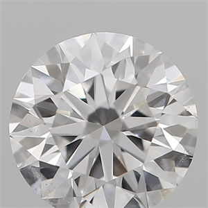 Picture of Natural Diamond 0.40 Carats, Round with Excellent Cut, E Color, I1 Clarity and Certified by GIA