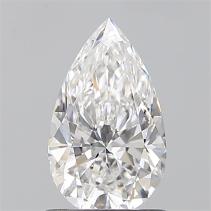 Picture of Natural Diamond 0.87 Carats, Pear with  Cut, E Color, SI2 Clarity and Certified by GIA