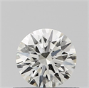 Natural Diamond 0.40 Carats, Round with Excellent Cut, J Color, SI2 Clarity and Certified by GIA