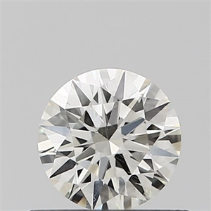 Picture of Natural Diamond 0.40 Carats, Round with Excellent Cut, J Color, SI2 Clarity and Certified by GIA