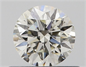 Natural Diamond 0.50 Carats, Round with Excellent Cut, K Color, SI2 Clarity and Certified by GIA