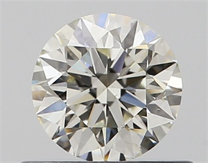 Picture of Natural Diamond 0.50 Carats, Round with Excellent Cut, K Color, SI2 Clarity and Certified by GIA