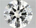 Natural Diamond 2.03 Carats, Round with Excellent Cut, H Color, IF Clarity and Certified by IGI