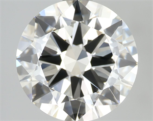 Picture of Natural Diamond 2.03 Carats, Round with Excellent Cut, H Color, IF Clarity and Certified by IGI